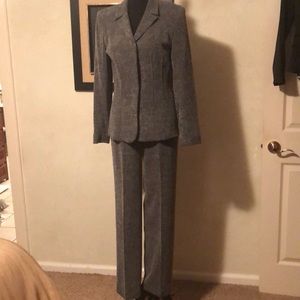 Black & white pantsuit